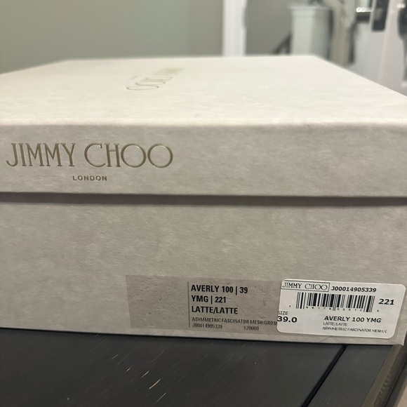 Jimmy Choo Cream Heels with Bow Accent - Picture 5 of 5